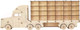 Миниатюра изображения товара Автовоз игрушечный Woody Большая парковка на колесах / 02703