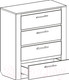 Миниатюра изображения товара Комод Мебельград Элана 850 (бодега белая)
