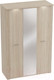 Миниатюра изображения товара Шкаф Мебельград Элана 3-х дверный 143x64.5x218.5 (дуб сонома)