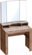 Миниатюра изображения товара Туалетный столик с зеркалом Мебельград Соренто (дуб стирлинг/кофе структурный матовый)