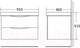 Миниатюра изображения товара Тумба под умывальник BelBagno Etna-900-2C-SO-RW-P