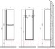 Миниатюра изображения товара Шкаф-пенал для ванной BelBagno Ancona-N-1500-2A-SC-TL-L