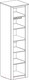 Миниатюра изображения товара Шкаф-пенал Мебельград Элана 59x64.5x218.5 (дуб сонома)