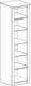 Миниатюра изображения товара Шкаф-пенал Мебельград Элана 59x64.5x218.5 (бодега белая)