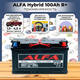 Миниатюра изображения товара Автомобильный аккумулятор ALFA battery Hybrid R (100 А/ч)