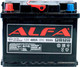 Миниатюра изображения товара Автомобильный аккумулятор ALFA battery Hybrid L (55 А/ч)