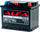 Миниатюра изображения товара Автомобильный аккумулятор ALFA battery Hybrid R (62 А/ч)