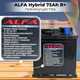 Миниатюра изображения товара Автомобильный аккумулятор ALFA battery Hybrid R (75 А/ч)