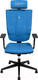 Миниатюра изображения товара Кресло офисное Kulik System Space азур (джинс с подголовником)