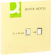 Миниатюра изображения товара Блок для записей Q-Connect KF10502 (желтый)