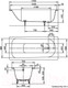 Миниатюра изображения товара Ванна стальная Kaldewei Saniform Plus 373-1 170x75 (с ножками)