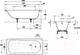 Миниатюра изображения товара Ванна стальная Kaldewei Eurowa 150x70 (с ножками)