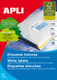 Миниатюра изображения товара Набор этикеток APLI 1284 (белый)