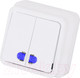 Миниатюра изображения товара Выключатель Gunsan 01 05 11 00 100 104 (белый)