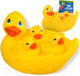 Миниатюра изображения товара Набор игрушек для ванной Bondibon Утка с утятами / ВВ2756 (4шт)