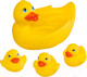 Миниатюра изображения товара Набор игрушек для ванной Bondibon Утка с утятами / ВВ2756 (4шт)