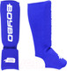 Миниатюра изображения товара Защита голень-стопа для единоборств BoyBo Хлопчатобумажная (L, синий)