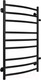 Миниатюра изображения товара Полотенцесушитель водяной Fincopper Ral9005 FCB 90x50 (боковое подключение, черный)