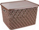 Миниатюра изображения товара Корзина Альтернатива Плетенка / М3553 (коричневый)