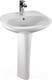 Миниатюра изображения товара Умывальник Santek Бриз 50 (с отверстием и пьедесталом)