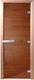 Миниатюра изображения товара Стеклянная дверь для бани/сауны Doorwood 200x80 (бронза, коробка ольха)
