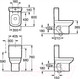 Миниатюра изображения товара Унитаз напольный Roca Dama Senso Compacto 734151B000 + 342518000 + ZRU9302991