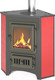 Миниатюра изображения товара Печь-камин Везувий ПК-01 (220) угловой с плитой (красный)