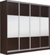 Миниатюра изображения товара Шкаф-купе Рэйгрупп 272 VVX Elgon РГ-14.01 (венге/венге/хром)