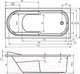 Миниатюра изображения товара Ванна акриловая Riho Columbia 175x80 / BA04005 (с ножками)