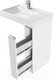 Миниатюра изображения товара Тумба под умывальник Акватон Лондри 20 (1A236101LH010)