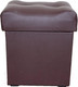 Миниатюра изображения товара Пуф Компас-мебель КС-023-05 (кожзам темно-коричневый)