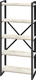 Миниатюра изображения товара Стеллаж Millwood Neo Loft СН-3 Л (дуб белый Craft/металл черный)