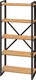 Миниатюра изображения товара Стеллаж Millwood Neo Loft СН-3 Л (дуб золотой Craft/металл черный)