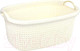 Миниатюра изображения товара Корзина для белья Эльфпласт Paola EP427 (30л, слоновая кость)
