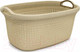 Миниатюра изображения товара Корзина для белья Эльфпласт Paola EP427 (30л, бежевый)
