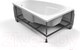 Миниатюра изображения товара Ванна акриловая Cersanit Joanna 140x90 L (с каркасом и экраном)