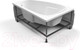 Миниатюра изображения товара Ванна акриловая Cersanit Joanna 140x90 L (с каркасом)