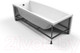 Миниатюра изображения товара Ванна акриловая Cersanit Virgo 180x80 (с каркасом)