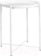 Миниатюра изображения товара Сервировочный столик AksHome Trick 42x52 (белый)