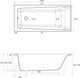 Миниатюра изображения товара Ванна акриловая Cersanit Lorena 150x70 (без ножек)