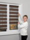 Миниатюра изображения товара Рулонная штора Lm Decor Марсель ДН LB 25-06 200x185 (коричневый)