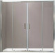 Миниатюра изображения товара Стеклянная шторка для ванны BelBagno UNO-VF-2-170/145-P-Cr