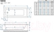 Миниатюра изображения товара Ванна акриловая Excellent Ness Mono 170x70 (с ножками)