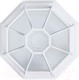 Миниатюра изображения товара Бра уличное Arte Lamp Pegasus Piatto A3100PL-1WH