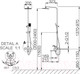 Миниатюра изображения товара Душевая система со смесителем Wisent W3506A