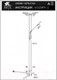 Миниатюра изображения товара Торшер Arte Lamp Duetto A4329PN-2AB