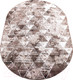 Миниатюра изображения товара Ковер Белка Лайла Де Люкс Овал 15850 10842 (1x2)