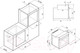 Миниатюра изображения товара Газовый духовой шкаф Krona Stretto 45 WH / 00026328