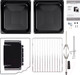 Миниатюра изображения товара Газовый духовой шкаф Krona Stretto 45 WH / 00026328