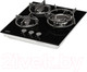 Миниатюра изображения товара Газовая варочная панель Krona Fiero 45 BL / 00026349